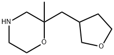 Morpholine,2-methyl-2-[(tetrahydro-3-furanyl)methyl]- Struktur