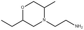 4-Morpholineethanamine, 2-ethyl-5-methyl- Struktur