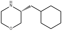 Morpholine, 3-(cyclohexylmethyl)-, (3R)- Struktur