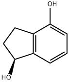 1H-Indene-1,4-diol, 2,3-dihydro-, (1S)- Struktur