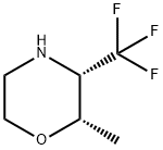 Morpholine, 2-methyl-3-(trifluoromethyl)-,(2S,3S)- Struktur