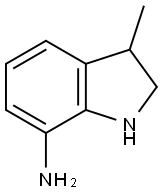 3-methyl-2,3-dihydro-1H-indol-7-amine Struktur