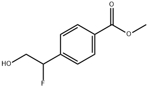 methyl 4-(1-fluoro-2-hydroxyethyl)benzoate Struktur