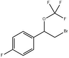 1-(2-bromo-1-(trifluoromethoxy)ethyl)-4-fluorobenzene