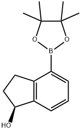 (S)-4-(4,4,5,5-tetramethyl-1,3,2-dioxaborolan-2-yl)-2,3-dihydro-1H-inden-1-ol(WX142570) Struktur