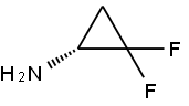 Cyclopropanamine, 2,2-difluoro-, (1R)- Struktur