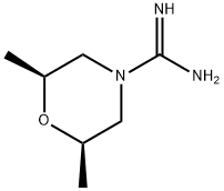 4-Morpholinecarboximidamide, 2,6-dimethyl-, (2R,6S)- Struktur