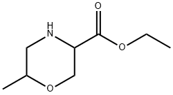 3-Morpholinecarboxylic acid, 6-methyl-,ethylester Struktur