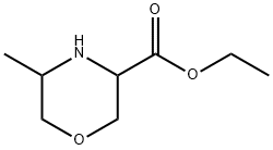 3-Morpholinecarboxylic acid, 5-methyl-,ethylester Struktur