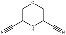 3,5-Morpholinedicarbonitrile Struktur