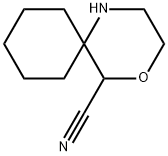 4-Oxa-1-azaspiro[5.5]undecane-5-carbonitrile Struktur