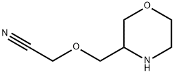 Acetonitrile, 2-(3-morpholinylmethoxy)- Struktur