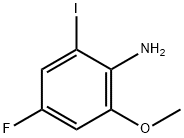 Benzenamine, 4-fluoro-2-iodo-6-methoxy- Struktur