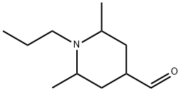 4-Piperidinecarboxaldehyde, 2,6-dimethyl-1-propyl- Struktur