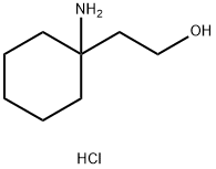 2-(1-aminocyclohexyl)ethan-1-ol hydrochloride Struktur