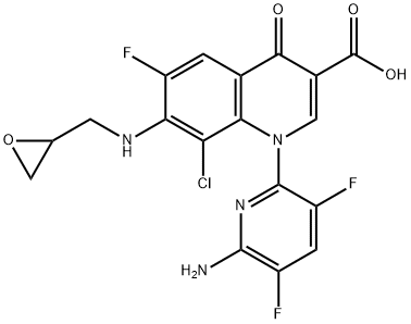 Delafloxacin Impurity 6 Struktur