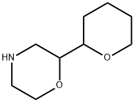 Morpholine, 2-(tetrahydro-2H-pyran-2-yl)- Struktur