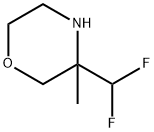 Morpholine, 3-(difluoromethyl)-3-methyl- Struktur