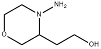 3-Morpholineethanol, 4-amino- Struktur