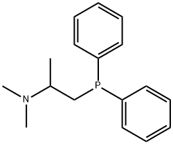 2-Propanamine, 1-(diphenylphosphino)-N,N-dimethyl- Struktur