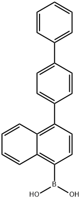 4-DIPHENYL-1-NAPHTHALENE BORONIC ACID 結(jié)構(gòu)式