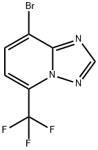 [1,2,4]Triazolo[1,5-a]pyridine, 8-bromo-5-(trifluoromethyl)- Struktur