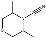 4-Morpholinecarbonitrile, 3,5-dimethyl- Struktur