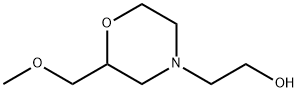 4-Morpholineethanol,2-(methoxymethyl)- Struktur