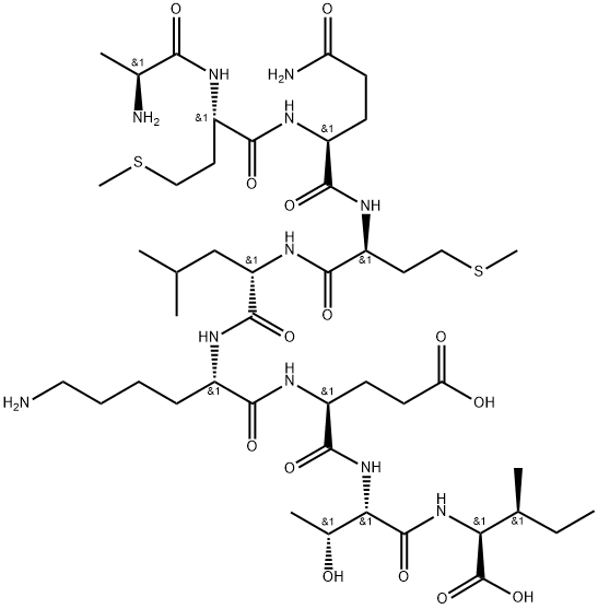 HIV gag peptide 197-205 Struktur