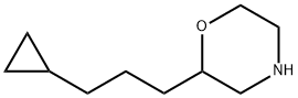 Morpholine,2-(3-cyclopropylpropyl)- Struktur