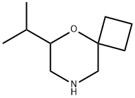 5-Oxa-8-azaspiro[3.5]nonane,6-(1-methylethyl)- Struktur