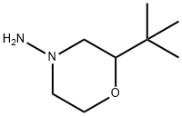 4-Morpholinamine,2-(1,1-dimethylethyl)- Struktur