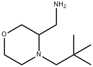 3-Morpholinemethanamine, 4-(2,2-dimethylpropyl)- Struktur