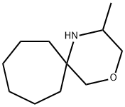 4-Oxa-1-azaspiro[5.6]dodecane, 2-methyl- Struktur