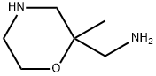 2-Morpholinemethanamine, 2-methyl- Struktur