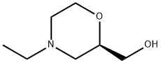 2-Morpholinemethanol, 4-ethyl-, (2R)- Struktur