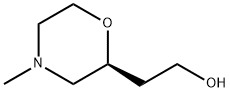 2-Morpholineethanol, 4-methyl-, (2S)- Struktur