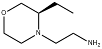 4-Morpholineethanamine, 3-ethyl-, (3R)- Struktur