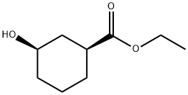 ethyl (1S,3R)-3-hydroxycyclohexanecarboxylate Struktur