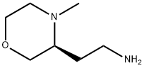 3-Morpholineethanamine, 4-methyl-, (3S)- Struktur