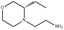 4-Morpholineethanamine, 3-ethyl-, (3S)- Struktur