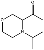 Ethanone, 1-[4-(1-methylethyl)-3-morpholinyl]- Struktur