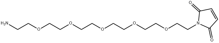 Mal-PEG5-amine TFA salt, 2170654-73-4, 結(jié)構(gòu)式