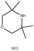 Morpholine, 3,3,5,5-tetramethyl-, hydrochloride (1:1) Struktur