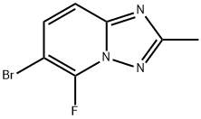 [1,2,4]Triazolo[1,5-a]pyridine, 6-bromo-5-fluoro-2-methyl- Struktur