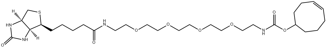 (4E)-TCO-PEG4-biotin Struktur