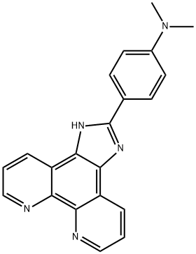 2-(2-N,N'-DiMethylaMinophenyl)iMidazole[4,5f][1,10]phenanthroline Struktur