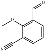 Benzonitrile, 3-formyl-2-methoxy- Struktur