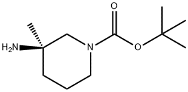 tert-butyl (3R)-3-amino-3-methyl-piperidine-1-carboxylate, 2199214-46-3, 結(jié)構(gòu)式