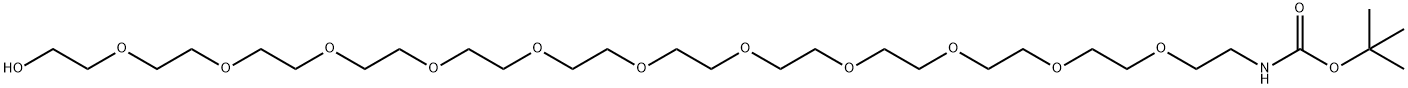 BocNH-PEG12-OH Struktur